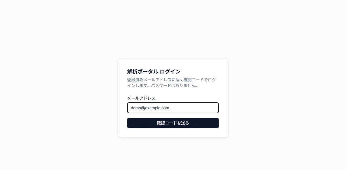 パスワードなしでログイン
